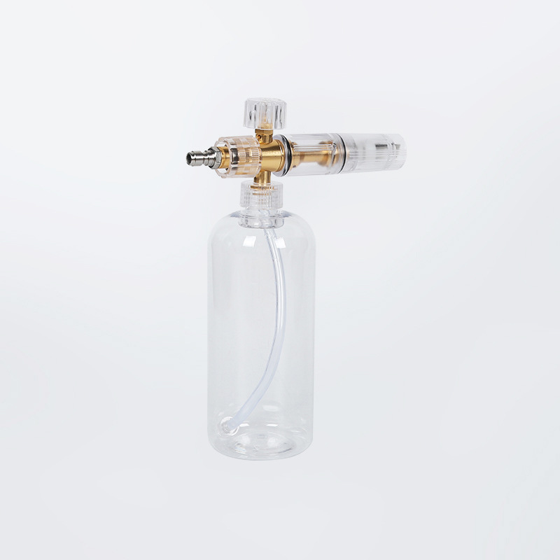 Kaupallinen kauneuskauppa auto pesee korkeapainevesi aseen vaahtopannu