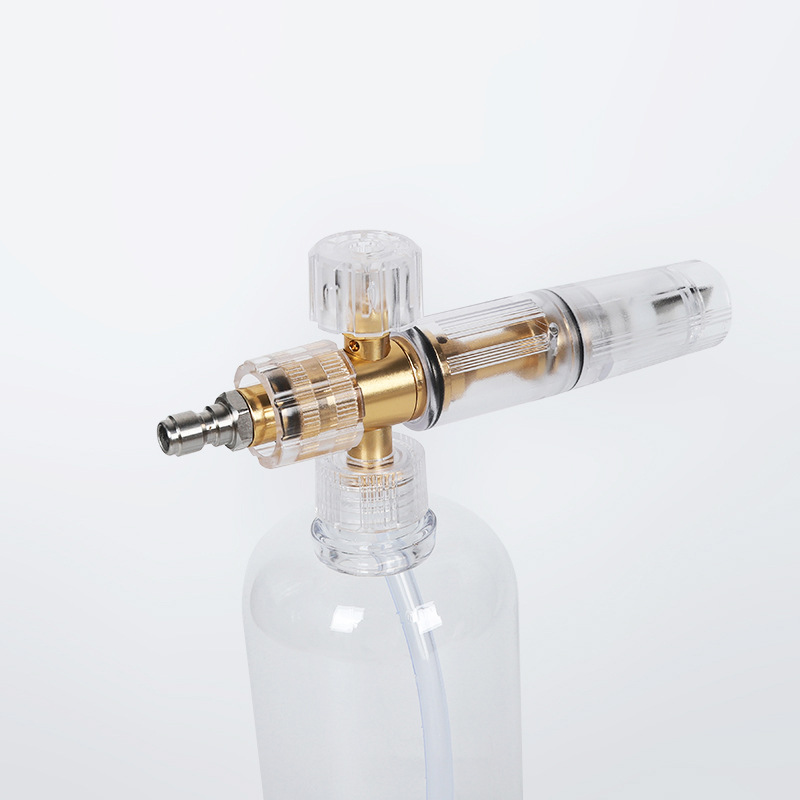 Kaupallinen kauneuskauppa auto pesee korkeapainevesi aseen vaahtopannu