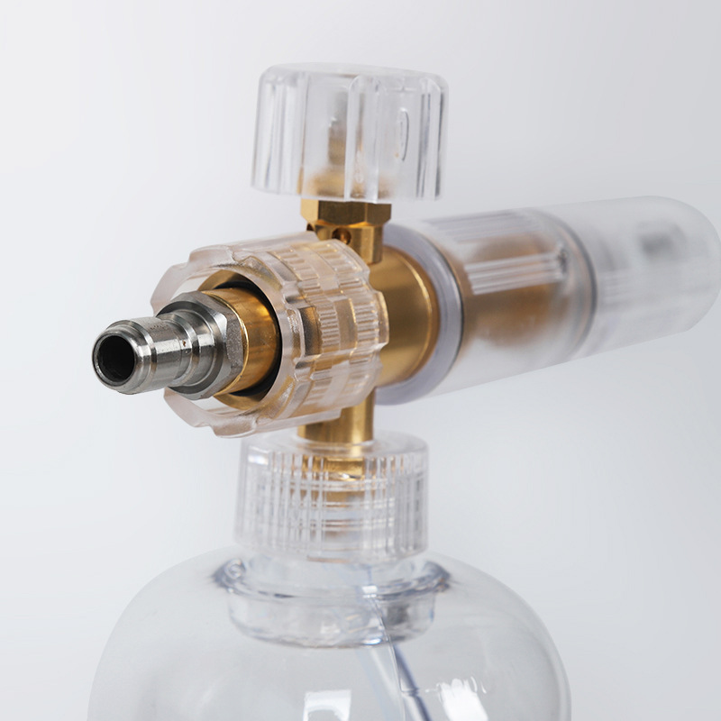 Kaupallinen kauneuskauppa auto pesee korkeapainevesi aseen vaahtopannu