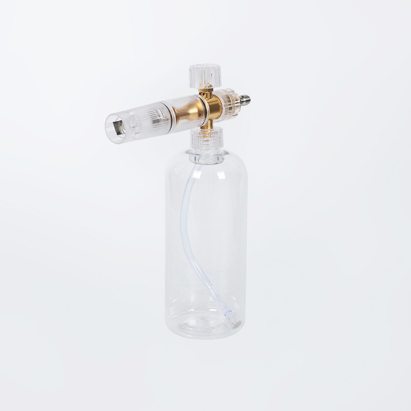 Kaupallinen kauneuskauppa auto pesee korkeapainevesi aseen vaahtopannu