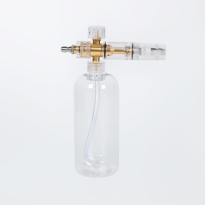 Kaupallinen kauneuskauppa auto pesee korkeapainevesi aseen vaahtopannu