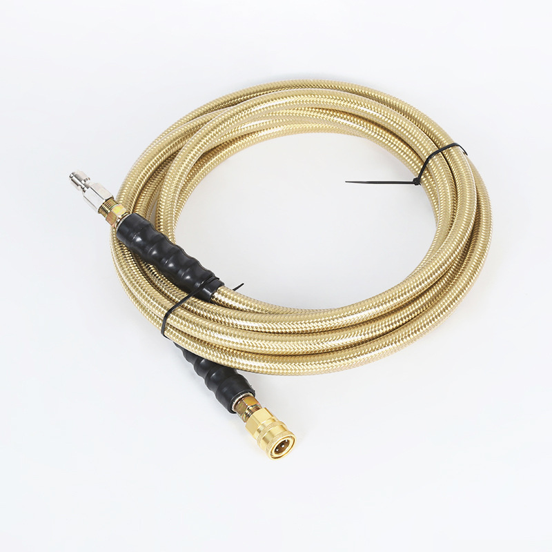 Ruostumattomasta teräksestä valmistettu metallihybridi punottu korkeapainiletku