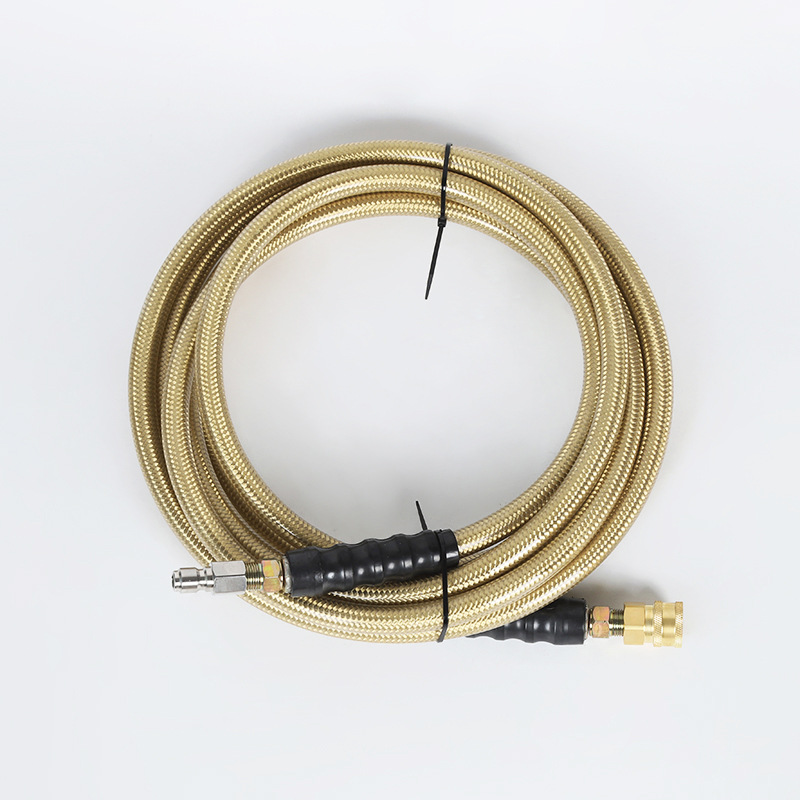 Ruostumattomasta teräksestä valmistettu metallihybridi punottu korkeapainiletku