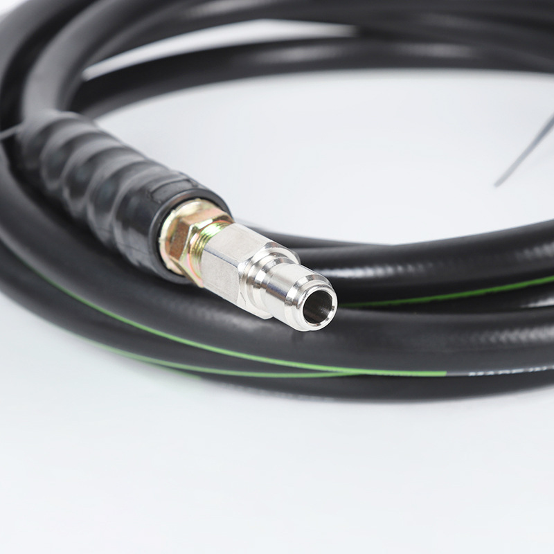 Auton pesukoneen korkeapainevesipistooli, joka on sopeutunut jäteveistoon