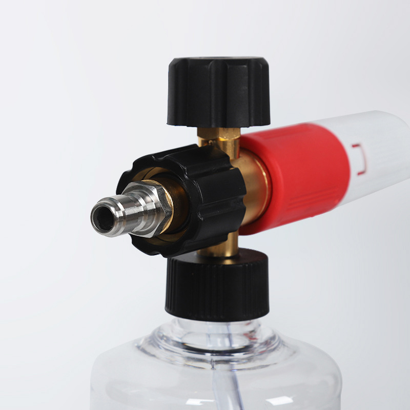 Korkeapaineen pikapistorasia läpinäkyvä sektorin muotoinen PA-autopesu vaahtopannu