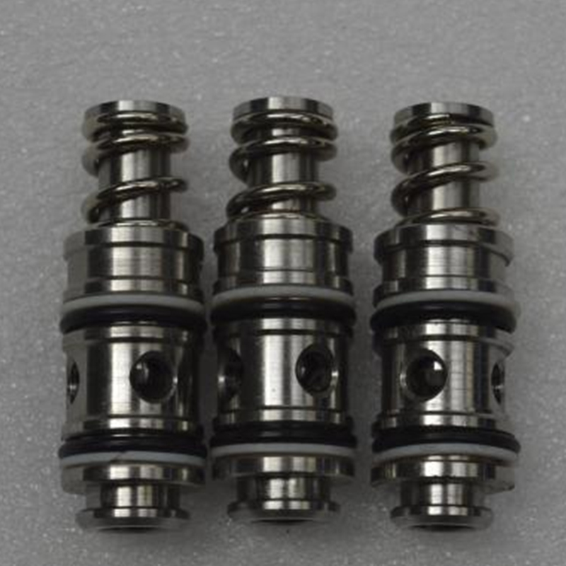 Universal venttiilin ydin erittäin paineesta ylivuoto -aseista ja jalkaventtiileistä