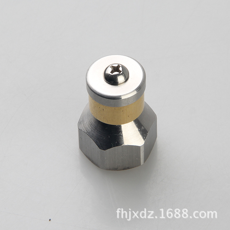 Ruostumattomasta teräksestä valmistettu putkenpuhdistus tien jäähdytyspölysuihke korkea painesuutin