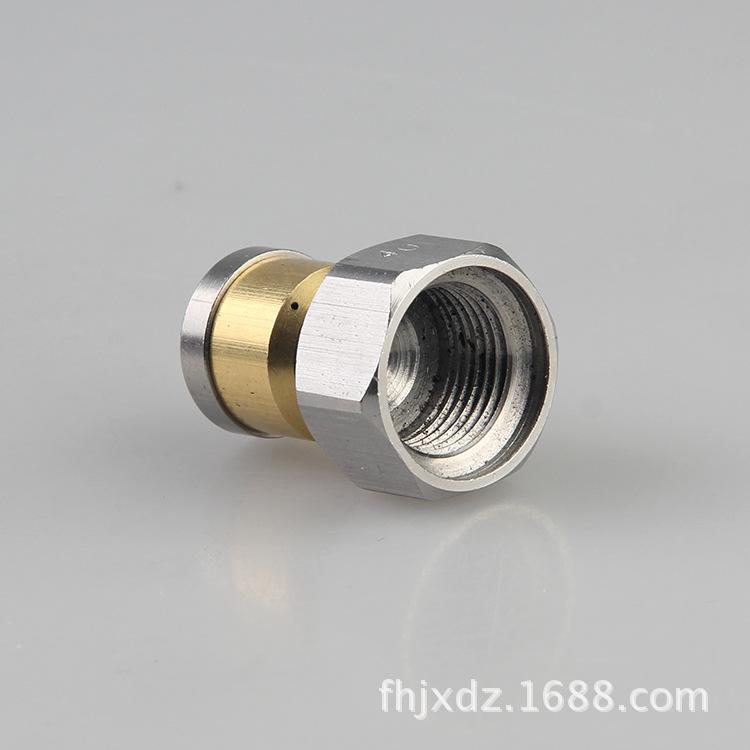 Ruostumattomasta teräksestä valmistettu putkenpuhdistus tien jäähdytyspölysuihke korkea painesuutin